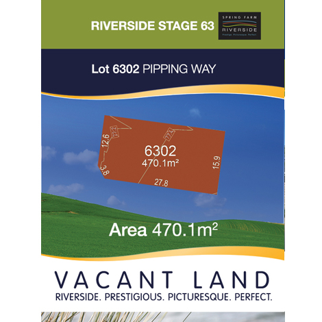 Lot 6302 - Stage 63 Riverside